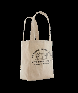 Patagonia Recycled Market Tote - Repair Shop: Classic Tan